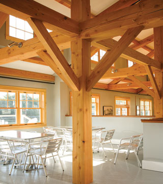 Timber frame homes in Maine